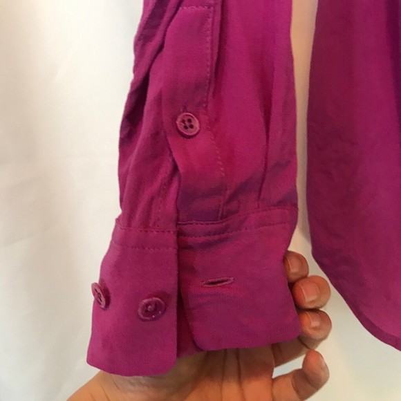 Equipment Malbec Super Vintage Slim Signature Button Up Top size M - Picture 8 of 12